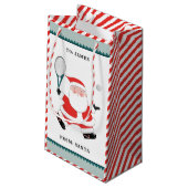 Persoonlijke Tennis Holiday Klein Cadeauzakje (Achterkant Gekanteld)