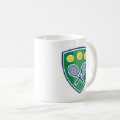 Persoonlijke tennis koffiemok (Voorkant rechts)