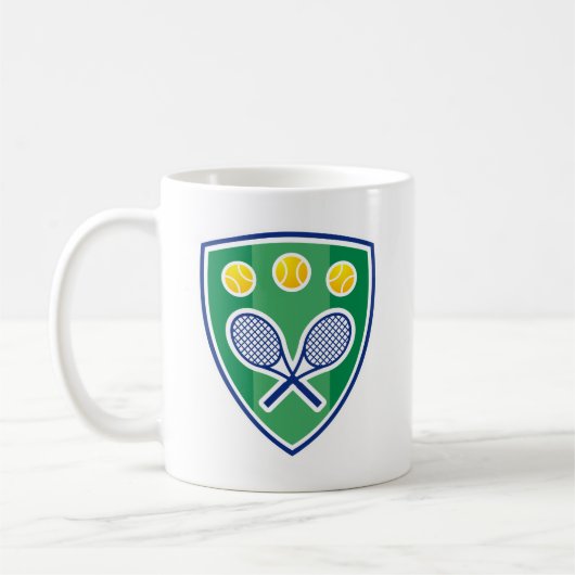 Persoonlijke tennis koffiemok (Links)