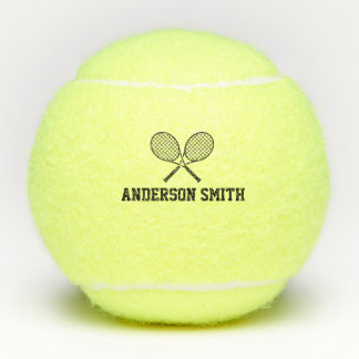 Persoonlijke Tennis Monogram Naam Tennisballen