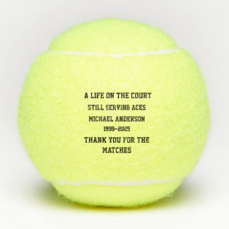 Persoonlijke Tennisbal – Een Leven op de Baan Tennisballen