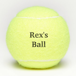 Persoonlijke tennisbal voor een favoriete bont-bab tennisballen