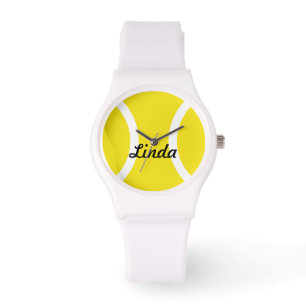 Persoonlijke tennisbalhorloges met aangepaste naam horloge