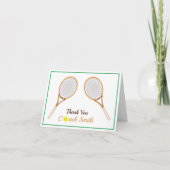 Persoonlijke Tenniscoach Bedankt (Voorkant)