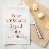 Persoonlijke tennishanddoek, Tennis Gift Ideeën Theedoek (Quarter Fold)