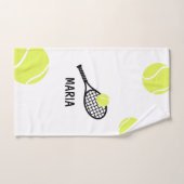 Persoonlijke tennisnaam handdoek (Handdoek)