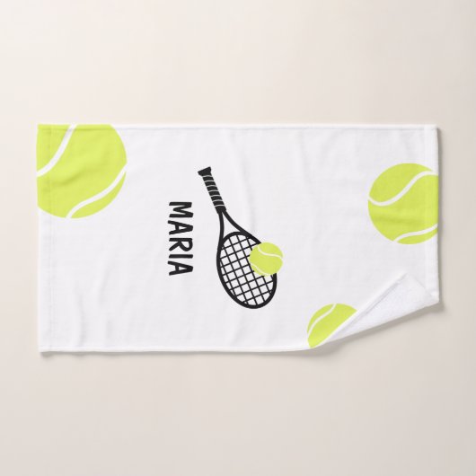Persoonlijke tennisnaam handdoek (Handdoek)