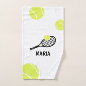 Persoonlijke tennisnaam handdoek (Handdoek)