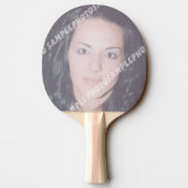 Persoonlijke tennisracket met fototafels tafeltennisbatje (Achterkant)