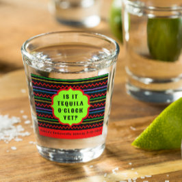 Persoonlijke Tequila O'Clock-evenement Shot Glas