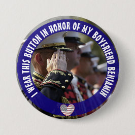 Persoonlijke ter ere van mijn vriend knoop ronde button 7,6 cm