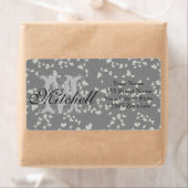 Persoonlijke terrazzo verzendadreslabels etiket (Insitu)