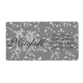 Persoonlijke terrazzo verzendadreslabels etiket (Voorkant)