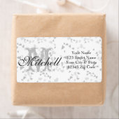 Persoonlijke terrazzo verzendadreslabels etiket (Insitu)