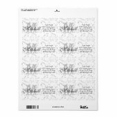 Persoonlijke terrazzo verzendadreslabels etiket (Full Sheet)