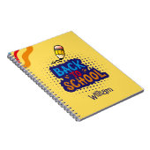 Persoonlijke "Terug naar school" pret-doodle Notitieboek (Rechterzijde)