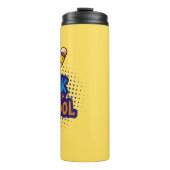 Persoonlijke "Terug naar school" pret Doodle Thermosbeker (Voorkant)