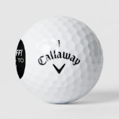Persoonlijke Terugval Humor Golfballen (Logo)