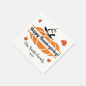 Persoonlijke Thanksgiving Napkins Servet (Hoek)
