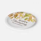 Persoonlijke Thanksgiving Papieren Bordje (Gekanteld)