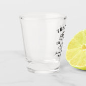 Persoonlijke 'The Bride' luxe vrijgezellenreis Shot Glas (Links)