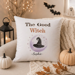 Persoonlijke The Good Witch – Halloween Kussen