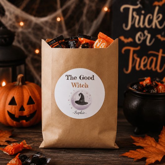Persoonlijke The Good Witch – Halloween Sticker