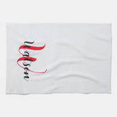 Persoonlijke theehanddoek, persoonlijke handdoek (Horizontaal)