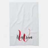 Persoonlijke theehanddoek, persoonlijke handdoek (Verticaal)