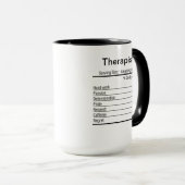 Persoonlijke therapeutische voedingsfeiten, tweeto mok (Voorkant rechts)