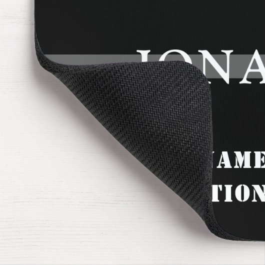 Persoonlijke Thin Silver Line Correction Officer Muismat (Hoek)