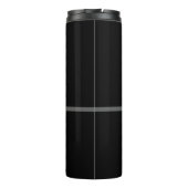 Persoonlijke Thin Silver Line Correction Officer Thermosbeker (Achterkant)