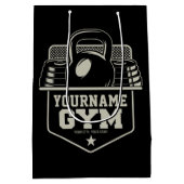 Persoonlijke thuis GYM Kettlebell fitness trainer Medium Cadeauzakje (Achterkant)