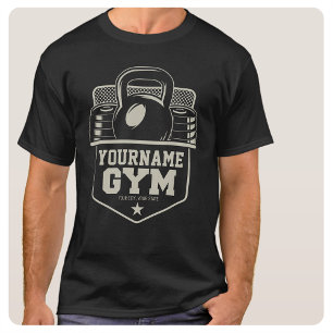 Persoonlijke Thuis GYM Kettlebell Fitness Trainer T-shirt