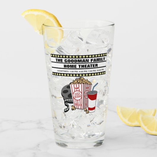 Persoonlijke thuisbioscoop Gepersonaliseerd Glas (Voorkant ijs)