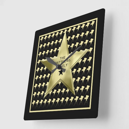 Persoonlijke thuisbioscoop Movie Star Vierkante Klok (Hoek)