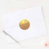 Persoonlijke Thuisgemaakte Kaars GOLD Label (Envelop)
