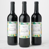 Persoonlijke Thuisgemaakte Limoncello Eten en Drin Wijn Etiket (Flessen)