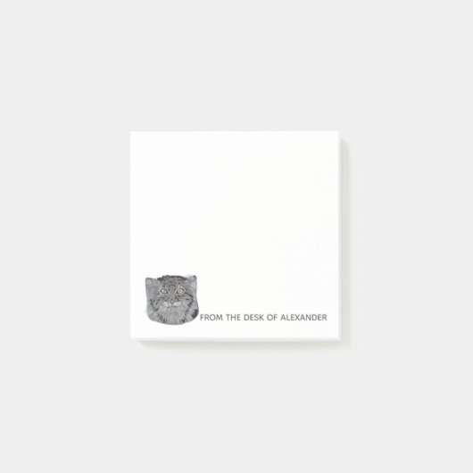 Persoonlijke Tibetaanse Pallas Cat Post-It Notes (Voorkant)