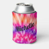 Persoonlijke tie Dye Blikjeskoeler (Blikje Achterkant)