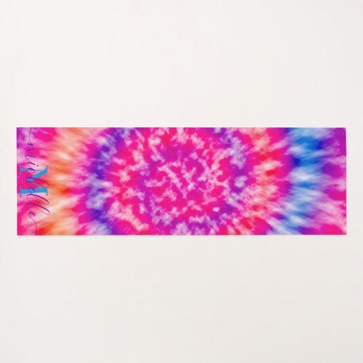 Persoonlijke tie Dye Yogamat (Achterkant (horizontaal))