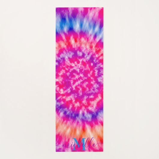 Persoonlijke tie Dye Yogamat (Achterkant)