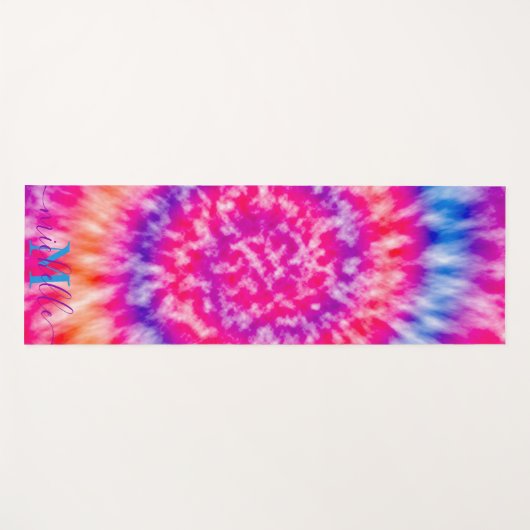 Persoonlijke tie Dye Yogamat (Voorkant (horizontaal))