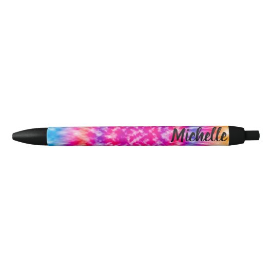 Persoonlijke tie Dye Zwarte Inkt Pen (Voorkant)