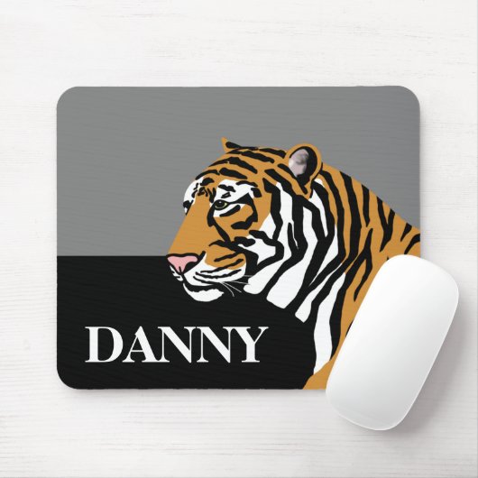 Persoonlijke tijger Mouspeads Muismat (Met muis)