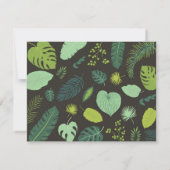 Persoonlijke tijgerkaart notitiekaartje (Achterkant)