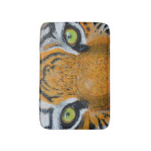 Persoonlijke tijgerogen voor wilde dieren badmat (Voorkant Verticaal)