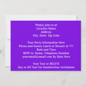 Persoonlijke tintelingen, Birthday Kaart (Achterkant)