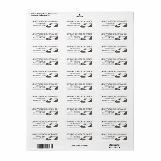 Persoonlijke tipgrap-dans van de Studio School-dan Etiket (Full Sheet)