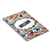 Persoonlijke titel stripboek notitieboek (Rechterzijde)